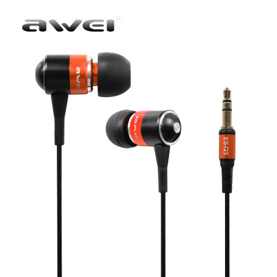 

ES-Q3 3.5mm Stereo Noise-isolating Hi-fi In-ear Earphones Heavy Bass Music Headset Headphones