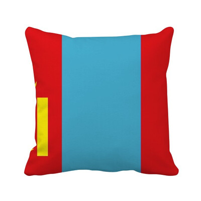 

Mongolia National Flag Asia Country Square Throw Pillow Insert Cushion Cover Home Sofa Decor Gift