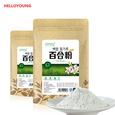 

C-TS024 New Arrial 100g White Lily Flour 100% Purely Natural Organic Lily Powder No Pigment Great Tea for human
