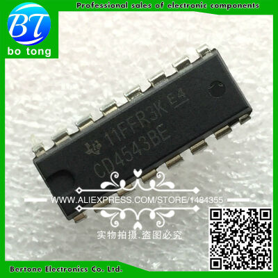 

10pcs CD4543BE CD4543 4543 DIP-16 IC free shipping