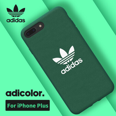 

Adidas iPhone8 \ 7Plus Mobile Shell Новый яркий молодежный Apple 8 \ 7Plus Мужские силиконовые All-inclusive Простые нескользящие крышки защиты от падения Зеленый