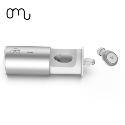 

Omu M2 Stealth Bluetooth Headset Mini Wireless Sport Running Business In-ear Car Super Small Headphones Apple Android vivo Huawei millet OPPO Mobile Phone Universal White Silver