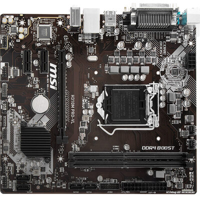 

Материнская плата MSI H310M PRO-VL (Intel H310 / LGA 1151)