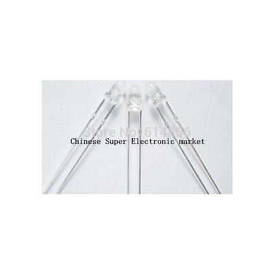 

10pcs LED 3mm 940nm IR Infrared Emitting Diode Round Tube Light Lamp Water Clear Emitter Emission