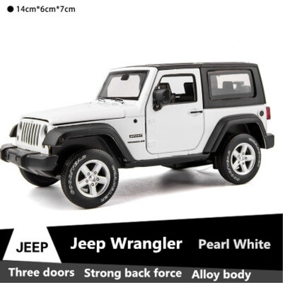 

Jeep Wrangler 1:32 simulation alloy car toys children's toys sound and light back suv