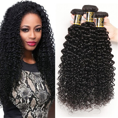 

Yavida Hair Afro Kinky Curly Hair 3 Bundle Indian Curly Weave Human hair Hair Extensions