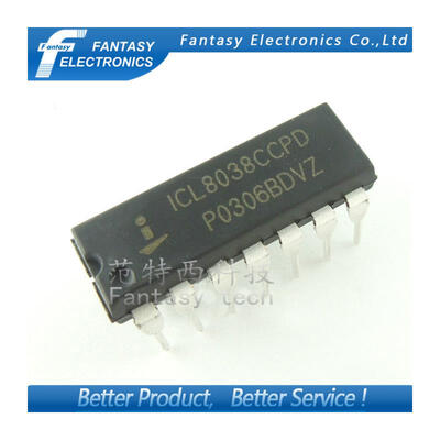 

5PCS ICL8038CCPD DIP14 ICL8038 DIP Precision Waveform Generator/Voltage Controlled Oscillator new and original IC free shipping
