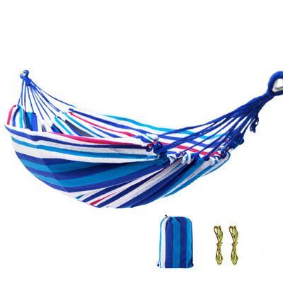 

Hammock outdoor Leisure bed hanging bed double peason sleeping canvas swing camping hamac hunting