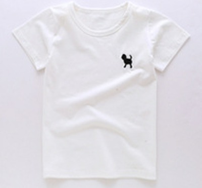 

Summer Kids Baby Boy T-shirt Child The elephant embroidery Short Sleeve Cotton Casual Baby Clothing Tops T-Shirts 90-140cm