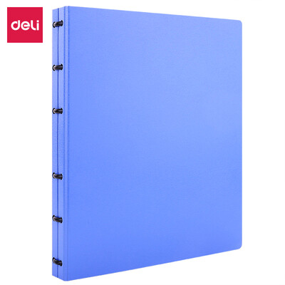 

Deli deli 600 business loose-leaf business card book business card holder large-capacity business card storage bag blue 5780