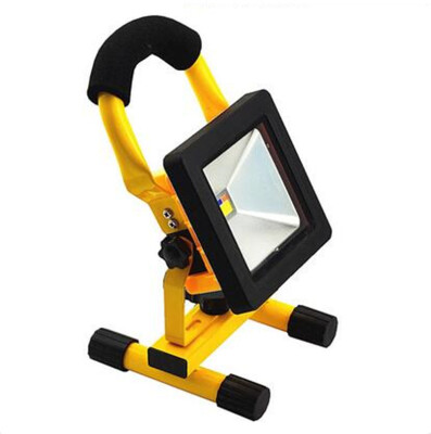 

outside Camping lamp with charger Work Lamp portable Led floodlight 10W Rechargeable flood light IP65 warm white