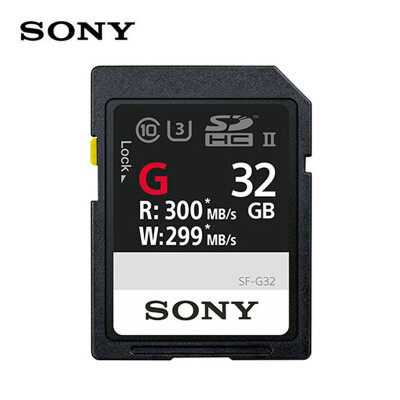 

Sony SONY 32G memory card SF-G32 SDXC UHS-II memory card SD card 300MB  read speed