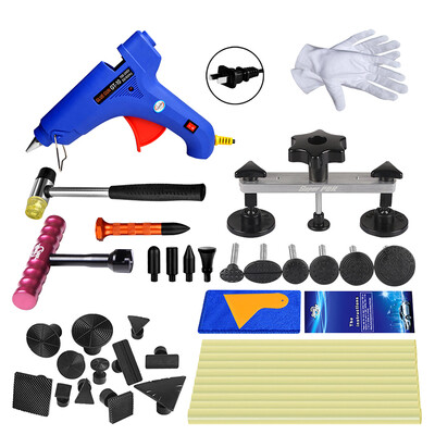 

Super PDR Tools Kit Dent Repair Tool Car Paintless Dent Removal Auto Repair Body Hand Tool Set Puller Bridge Glue Gun Ferramenta