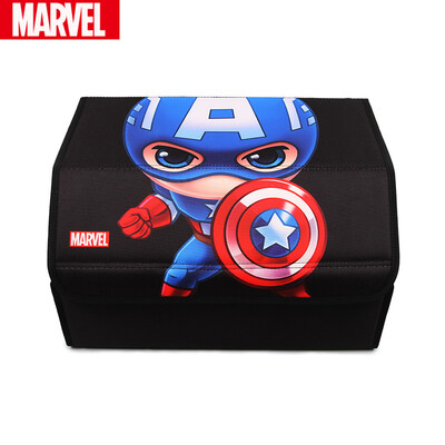 

Marvel MARVEL car storage box car storage box car trunk storage box car folding finishing glove box 45L Captain America ZLS02