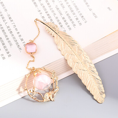 

Jingyi JINGYI eternal flower bookmark creative birthday gift girl to send girlfriend girlfriends colleagues Christmas send classmates teacher friends commemorative practical gifts pink flowers&flowers