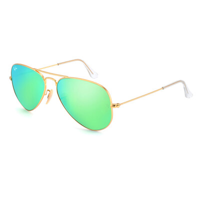 

Rayban Retro Aviator Женские солнцезащитные очки для мужчин Поляризованный объектив с ртутью Pialot Style Светоотражающий цвет 3025