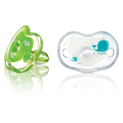 

BornFree pacifier neutral 2 Pack for 6 months&above baby silicone pacifier pacifier pacifier newborn pacifier