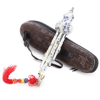 

[Jingdong supermarket] Dai Ling natural gourd Zizhu rod two tone Hulusi C tune 836