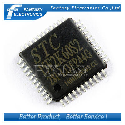 

5PCS STC15F2K60S2-28I-LQFP44G QFP STC15F2K60S2 QFP44 15F2K60S2 SMD new&original IC free shipping
