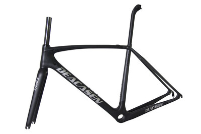 

2018 Deacasen Carbon Fiber Road Frame Di2&Mechanical Racing Carbon Road FrameFork SeatpostClampHeadset Carbon Road Bicycle