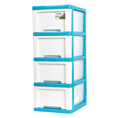 

Aileya AILYA locker plastic storage cabinet four-layer pulley finishing cabinet home bedroom living room drawer cabinet 80L 1 loaded macaron blue ZG1444