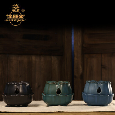 

Jinwanglai JinWangLai ceramic dish incense burner Song Yun Tianlian