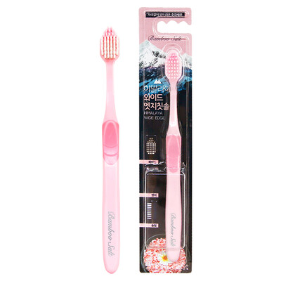 

LG Bamboo Salt Himalayan Powder Salt Soft Wide Head Toothbrush
