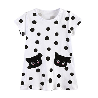 

Baby Girls Summer Dress Kids Clothes 2018 Vestidos Princess Dress Animal Applique Children Unicorn Party Dresses Dropshipping