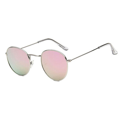 

Металлические круглые солнцезащитные очки Designer Wrap Oval Goggle Декоративные модные популярные Круглые солнцезащитные очки с отражающими очками Adumbral