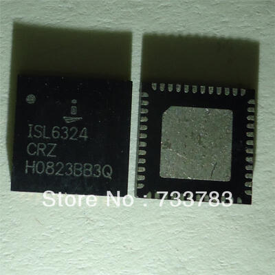

5pcslot ISL6324CRZ ISL6324 Hybrid SVIPVI with I2C Monolithic Dual PWM Hybrid Controller Powering AMD SVI Split-Plane