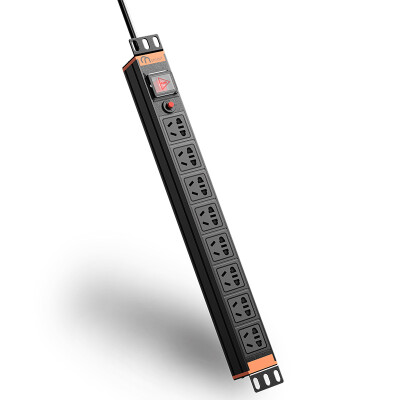 

ON HPD1810A 8-bit 10A universal hole with light switch PDU cabinet power socket can be customized high power pdu socket