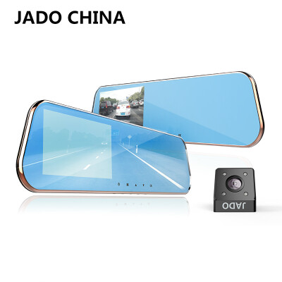 

JADO D610S Novatek Car Dvr 50 IPS Screen Full HD 1080P Car Dvrs Dual Lens Recorder Car Camera Dashcam Rearview Mirror Registrar