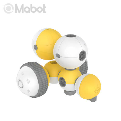 

Bell Mabot Intelligent Programming Robot Wireless Bluetooth APP Control Child Early Learning Puzzle Stitching Toys Parent-child interaction Compatible Lego Deluxe Edition