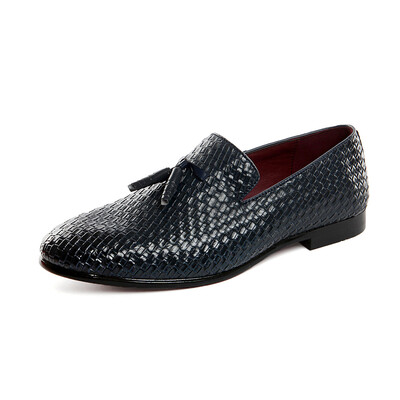 

JUQI Business Men Oxford Genuine Leather Shoes