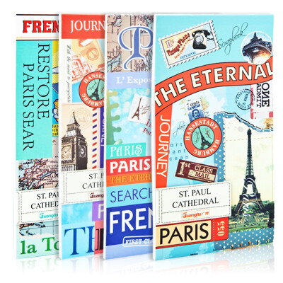

Guangbo FBB FB60802 non-standard 40 pages A6 nostalgic retro series notes note book 4 the loaded pattern random