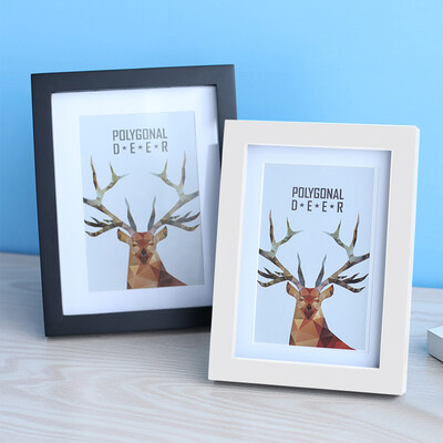 

Yuhuaze 10 inch photo frame 2 pieces set up photo frame picture frame desktop photo frame white black