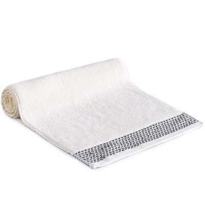 

Sanli cotton pleated element satin edge wash towel thick absorbent towel single loading