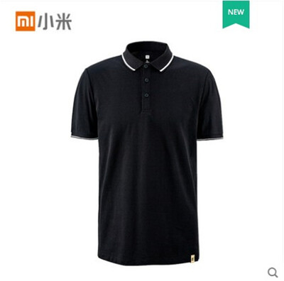 

Millet MIX 2 s MIUI xiaomi short sleeve POLO shirt pure cotton lapel pure color business casual sport T-shirt personalized style new summer men &women