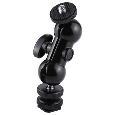 

PULUZ Flash Hot Shoe Swivel Ball Head 14 inch Tripod Screw Magic Arm with Lock