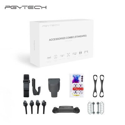 

PGYTECH Xiao Spark Sticker Rocker Protector Increased Landing Gear Beamer Handguard PTZ Protection Cover Standard Edition Seven-piece Set UAV Parts for DJI DJI