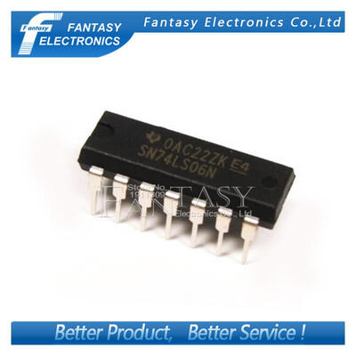 

10PCS SN74LS06N DIP14 SN74LS06 DIP 74LS06N 74LS06 new&original IC free shipping
