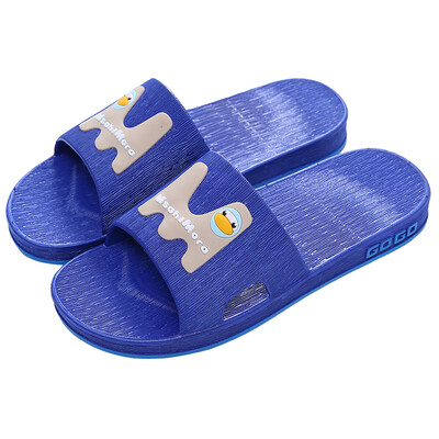 

Antarctic Nanjiren slippers male cartoon fashion home bathroom shower sandals dark blue 43 yards 19D009