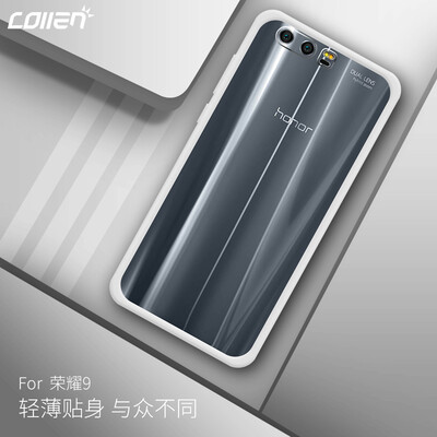 

Collen Huawei Glory 9 Mobile Shell слава 9 Обложка Мобильный телефон Anti-sweeping shell Мягкий и жесткий Clear All Enclosure Crystal Color White