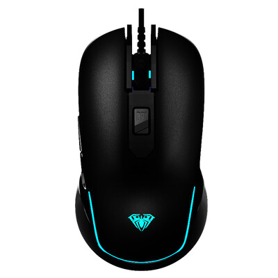 

Tarantula AULA G502 Colorful Light Breathing Lights Glowing Mouse Game Election Mouse Pressure Gun Silent Edition Black Jedi Survival Eating Chicken Mouse