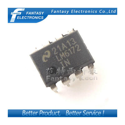 

5PCS LM6172IN DIP8 Dual High Speed Low Power Low Distortion Voltage Feedback Amplifiers LM6172 DIP free shipping