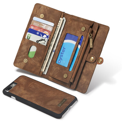 

Iphone 66S6 Plus6S Plus Luxury Leather Commerce Multi-function Detachable Wallet Card Clip Cover Phone case