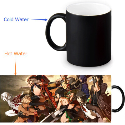 

Monster Hunter Manga 350ml/12oz Heat Reveal Mug Color Change Coffee Cup Sensitive Morphing Mugs Magic Mug Milk Tea Cups