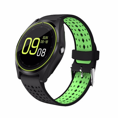 

KYM V9 Smart Watch clock With Camera Bluetooth Connected SIM Card Smartwatch Pedometer Health For IOS Android Phone