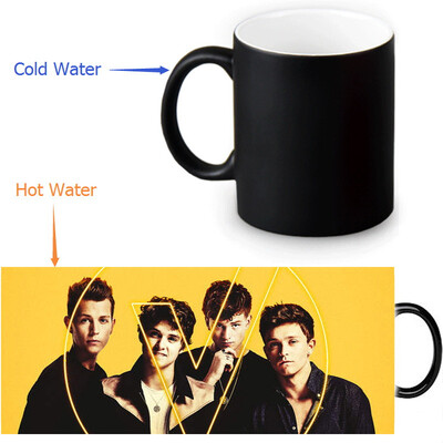 

Vamp 350ml / 12oz Heat Show Show Mug Color Change Чашка кофе Чувствительные морфинг-кружки Волшебная чашка для чайных чашек
