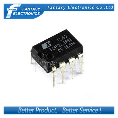 

5PCS TOP221PN DIP8 TOP221P DIP TOP221 new&original IC free shipping